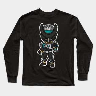 Kamen Rider Birth Chibi Style Kawaii Long Sleeve T-Shirt